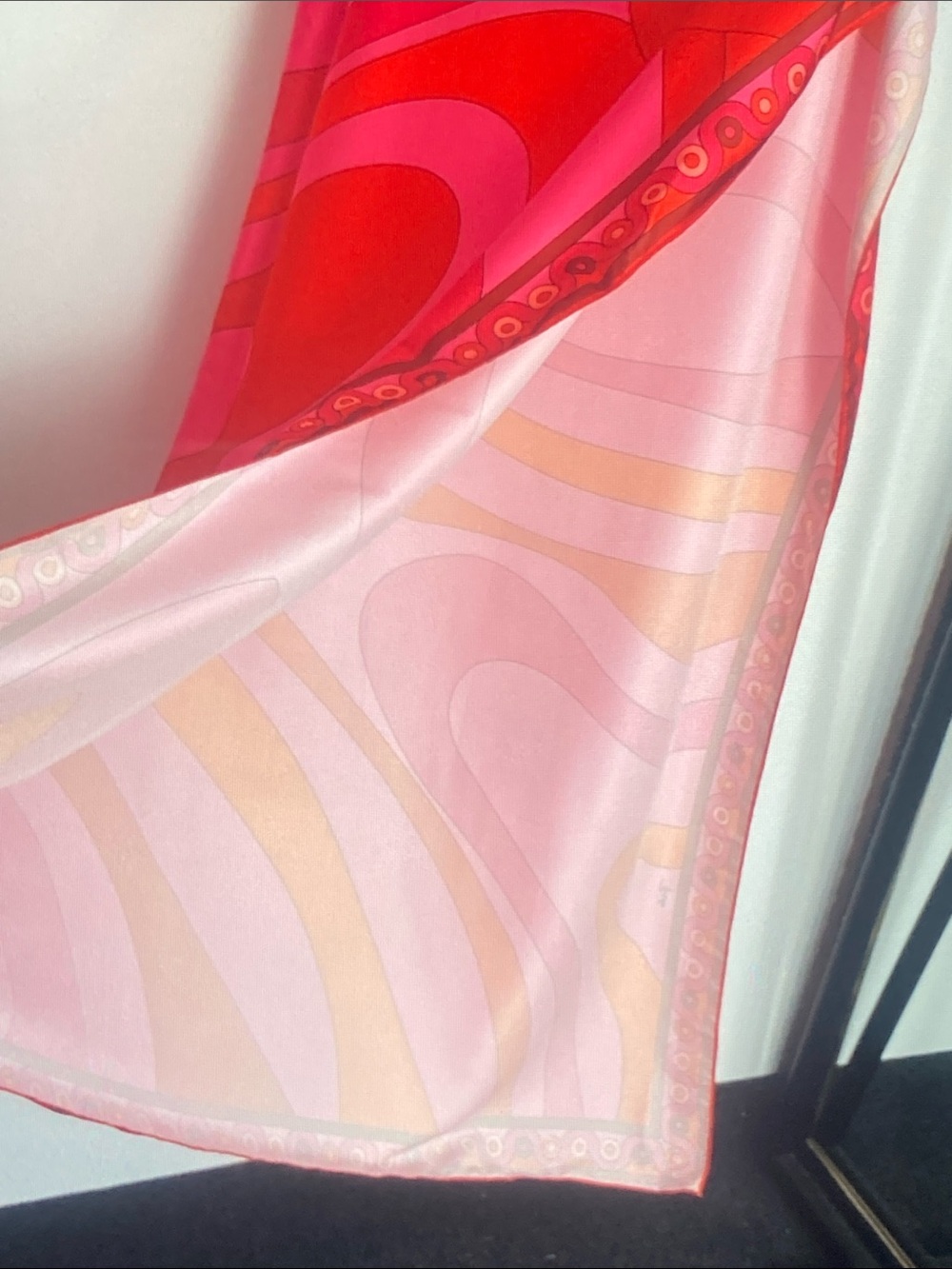 Emilio Pucci Red and Pink One-Piece Swimsuit with Matching Sarong - Picture 7 of 9